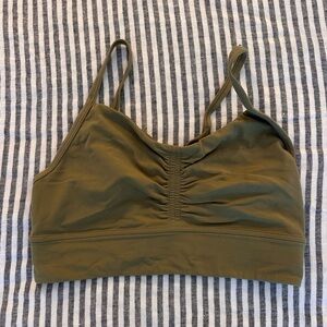 Lululemon Olive Green Women's Sports Bra